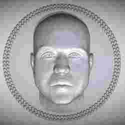 Kanye West medallion pendant 3D printing ready