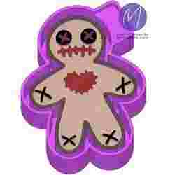 Heart Patch Voodoo Doll Freshie STL Mold Housing