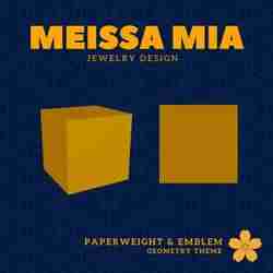 Cube to Go! – 3D Print File for a Geometric Home Decoration - Platonic Solid Cube - Cube Paperweight - Earth Home Decor