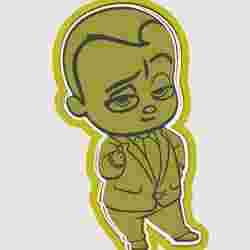 baby boss cookie cutter