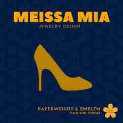 Desk Runway – 3D Print File for High Heels Paperweight & Emblem - Home Decor, Artwork Wall Art - High Heels Icon - Heels Desk Accessories - Girl's Fashion - Princess Fashion Statement