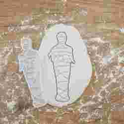 Mummy cookie cutters, halloween themed party biscuits, trick or treat candys