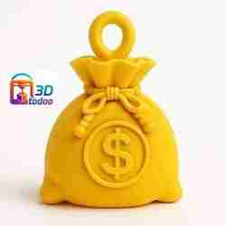 Yellow prosperity bag , amulet , talisman , talisman