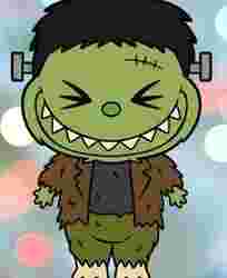 Halloween Frankenstein Labubu Cookie Cutter