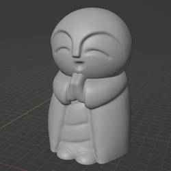 MOLD JIZO JAPANESE STATUE PROTECTOR OF CHILDREN