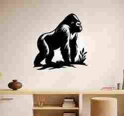 Gorilla Silhouette - Wall Art Onecolor