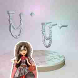 Ever After High Legacy Day Cerise Hood doll earrings replacement