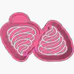 Whipped Cream Vents Freshie STL