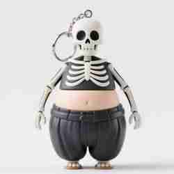 skeleton keychain