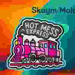 🔥🚂 Hot Mess Express Train Design Mold – Freshie, Ornament, Resin & Candle Mold
