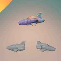 Cartoon Jet Toy – 3D Printable Airplane Toy for Kids and Collectors  STL and GLB Format