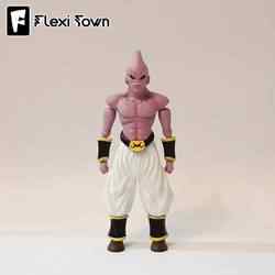 Flexi Super Buu, Articulated fidget figure, 3mf included