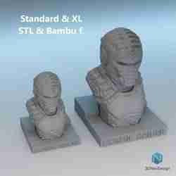 Cosmic Raider Bust + Base – Cosmic Warriors Collection (Standard + XL)