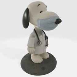Classic Snoopy on the Moonstone of Smiling Doctor