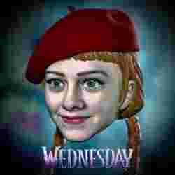 1/6 1/12 Wednesday Season 2 Evie Templeton Agnes DeMille Head Headsculpt