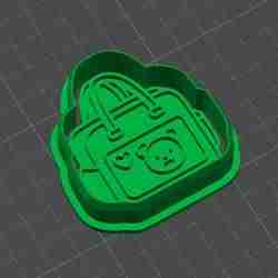 Baby Changing Bag Cookie Cutter