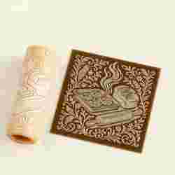 Baking Comfort Texture Roller STL File – Cozy Kitchen Clay Roller for Pottery, Fondant and Crafts