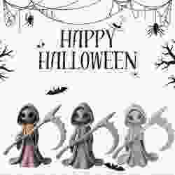 Grim Reaper 3D Print Model | Halloween Decor, Spooky Figurine, Gothic Statue, Decoration | 3D Printed Halloween Decoration