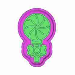 Candy Ornament Mold STL File | Christmas Lollipop Design | Digital Download for Resin Crafts | Silicone Mold Making | Holiday DIY Gift