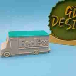FedEx delivery truck stash Box Weed, Jewelry And Coins