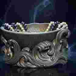 Ocean's Offering – Ornate Pearl Bowl