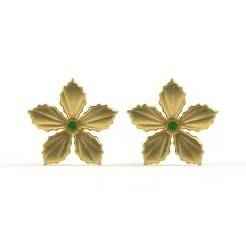 00001 Single Small Diamond Flower Earring