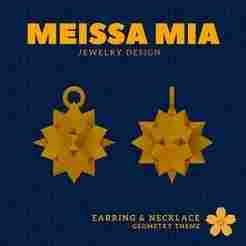 09. Great Icosihemidodecahedron - Geometric Glow – 3D Print File for Earrings & Necklace - Versi-Regular Polyhedra Earring - Geometric Earring - Sacred Geometry Necklace Fashion Statement - Versi-Regular Polyhedra