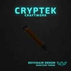 12. .22 Winchester Magnum Rimfire - Mini Magnum Magic: .22 Winchester Magnum Rimfire Ammo Keychain 3D Print File - Military Ammunition - Rimfire Cartridge type Ammunition