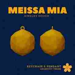 15. Disdyakis Triacontahedron - Charm of Symmetry – 3D Print File for Catalan Keychain & Pendant - Catalan Solids Keychain - Archimedean solids Pendant - Sacred Geometry Fashion Statement - Polyhedra Math Art