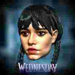 1/6 1/12 Wednesday Season 2 Jenna Ortega Wednesday Addams Head Headsculpt