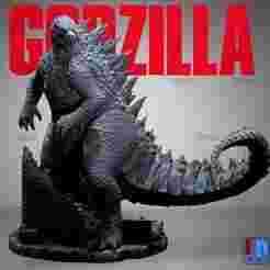 🔥 2014 Godzilla – Fan Art STL Files | Epic 3D Print Collectible 🔥