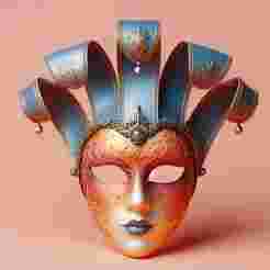 2106 Venetian Carnival Mask Color 3D Model, magic, dragon, serpent, mask, gnome, gorgon, venetian carnival, wild, fox, monster, cat, fair, witch, werewolf, horror, beast, snake, troll, skeleton dance