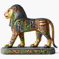 2293 Laughing African Lion with Majestic Mane - Full-Color Totem 3D Model, pug, dachshund, poodle, cat, monkey, bear, beagle, crocodile, lion, fox, bull terrier, pomeranian, galgo, wolf, doberman pinscher, newfoundland, elephant, rooster