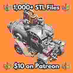 28mm Armored Vehicle Gears Pipes Wheels Vintage Design MineeForm FDM 3D Print STL File