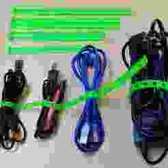 3 in 1 - TPU Cable Ties - Bracelet and Ear Rings