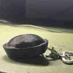 3D Printable keychain– Pasticciotto Leccese