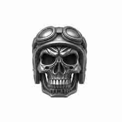 3D Ring Skull Ring Skull Biker Skull Ring