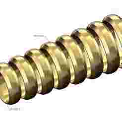 6mm wide chamfered sides comfort fit rounded wedding band 3D print model