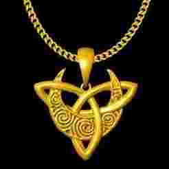 abstract Pendant charm