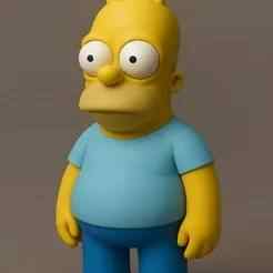 Alien Homer 3D Model - STL Cartoon Character for 3D Printing