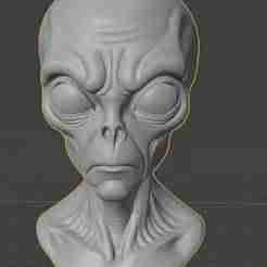 Alien Horror Bust-Halloween Decor