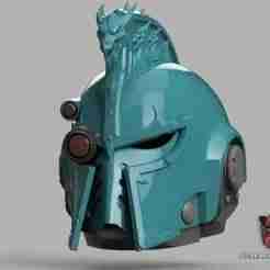 Alpha Legion Sniper Omegon Space Marine 2 Helmet PVP Update 1;1 Replica Cosplay