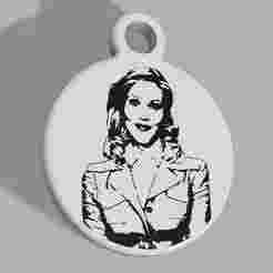 Anchorman - Veronica Corningstone Keyring