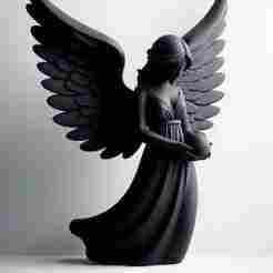 Angel of Fairy with Ball Showpiece 3D Print Model