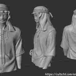 Anime character 02_Bust