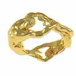 Antique Man and Woman Body Hip Hop Ring