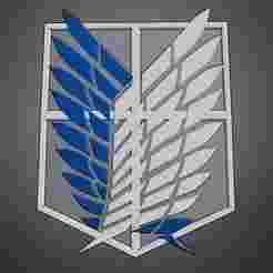 Attack On Titan Survey Corps Emblem Logo for Cosplay