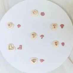 Autumn Set Micro Polymer Clay Cutters (1cm)