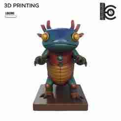 Axolotl Warrior - The Armored Amphibian