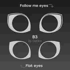 B3 Toony Fursuit Eyes (Flat & Follow-Me)
